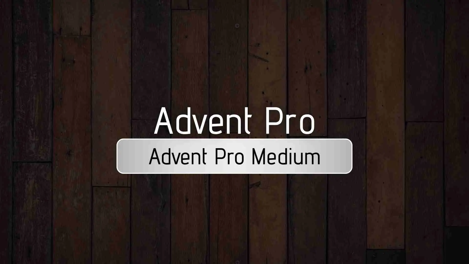 Advent Pro Medium