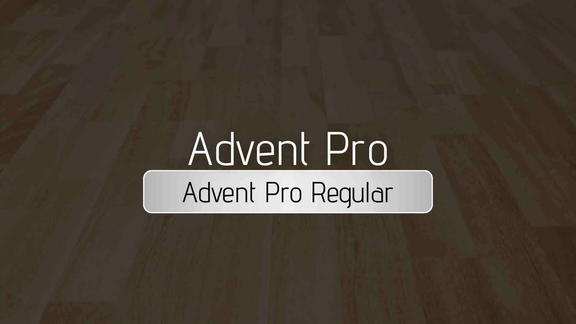 Advent Pro Regular