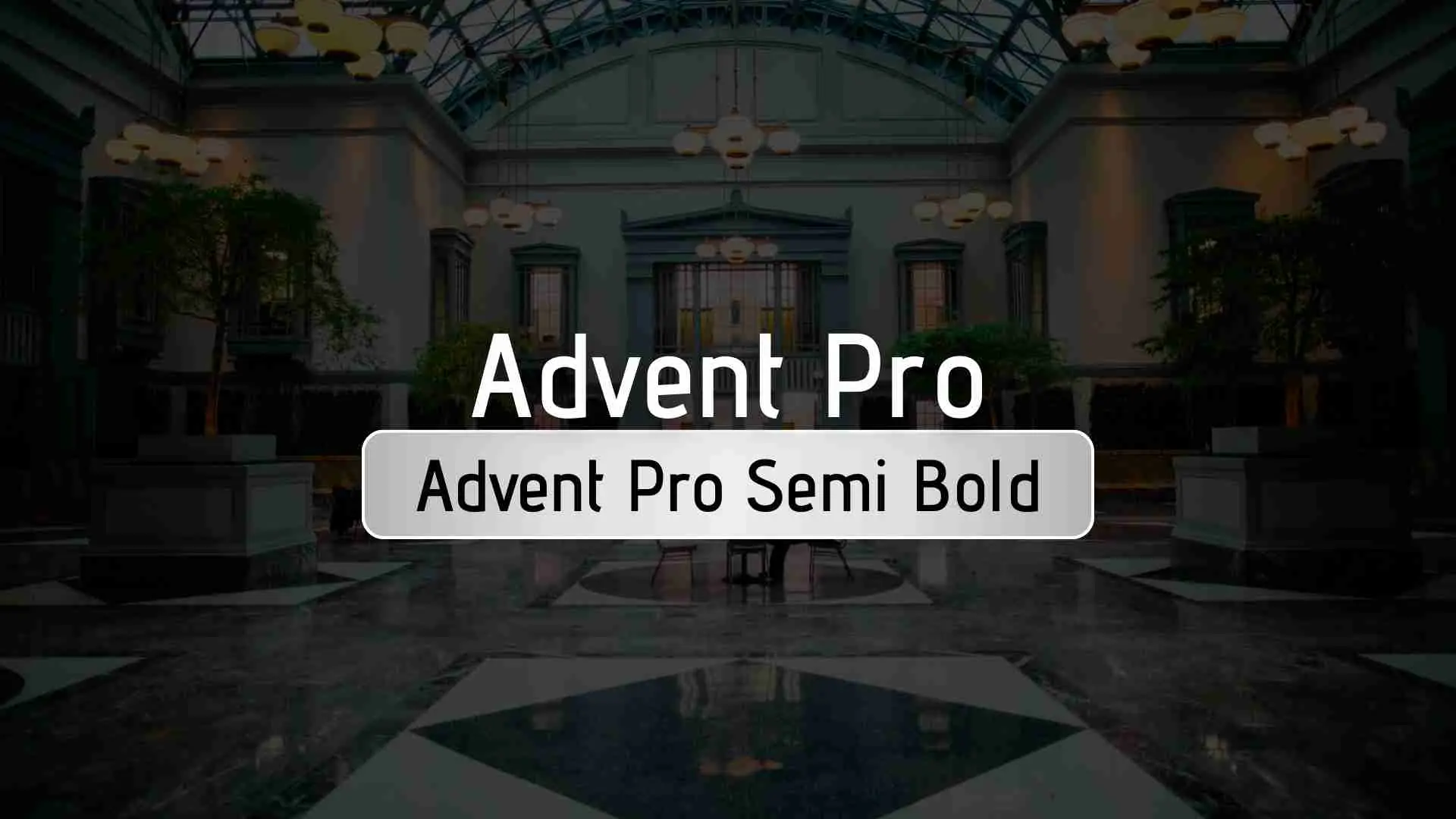 Advent Pro Semi Bold