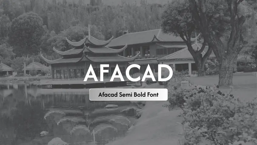 Afacad Semi Bold