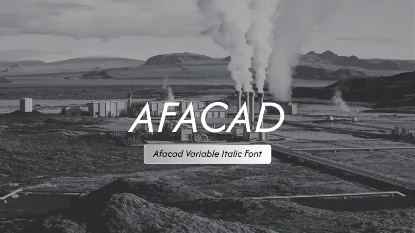 Afacad Variable Italic
