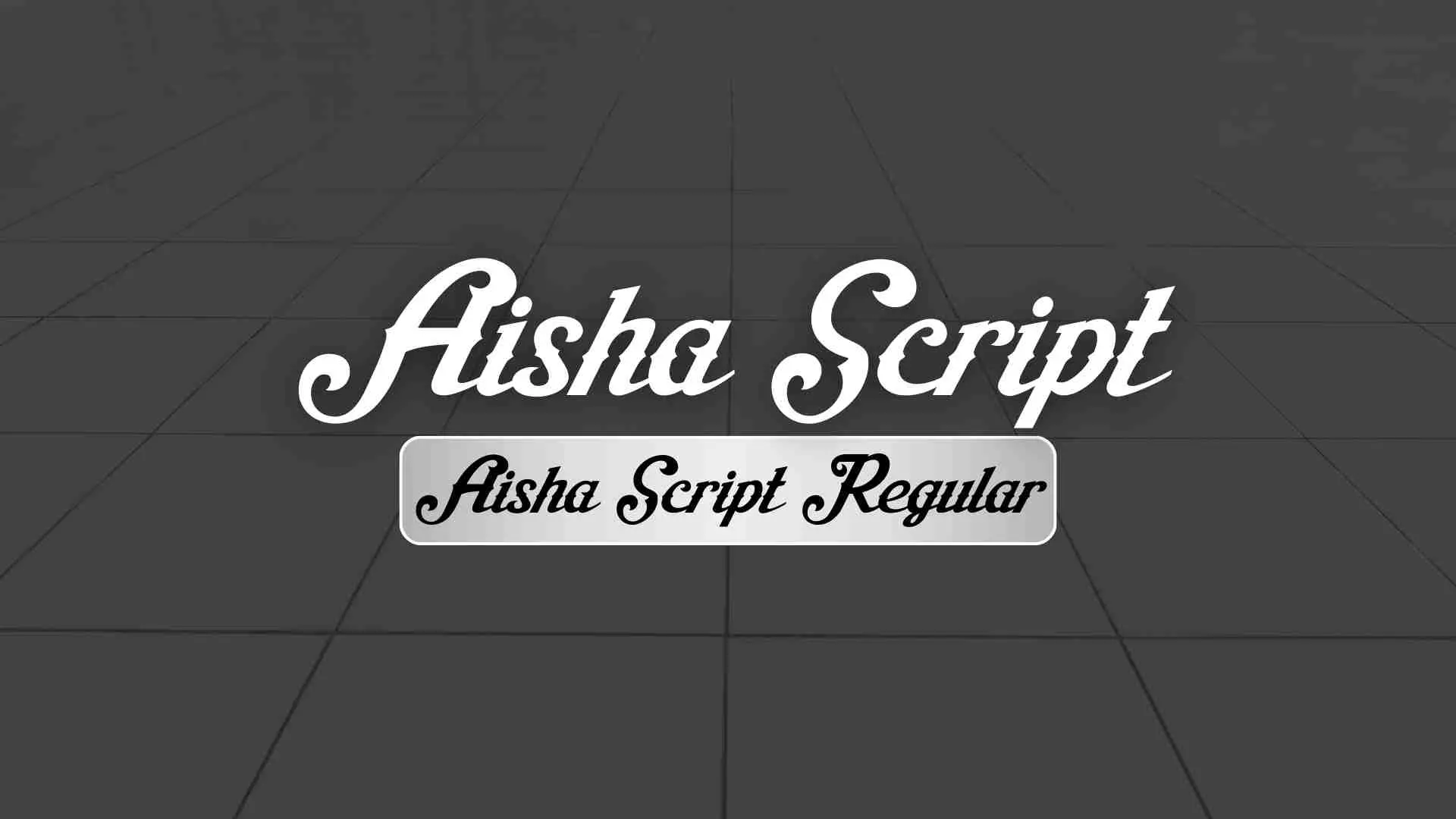 Aisha Script Regular