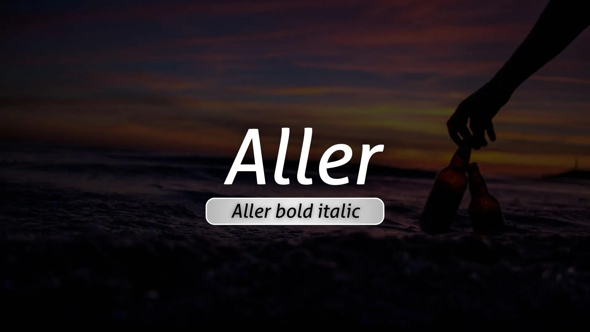 Aller Bold Italic