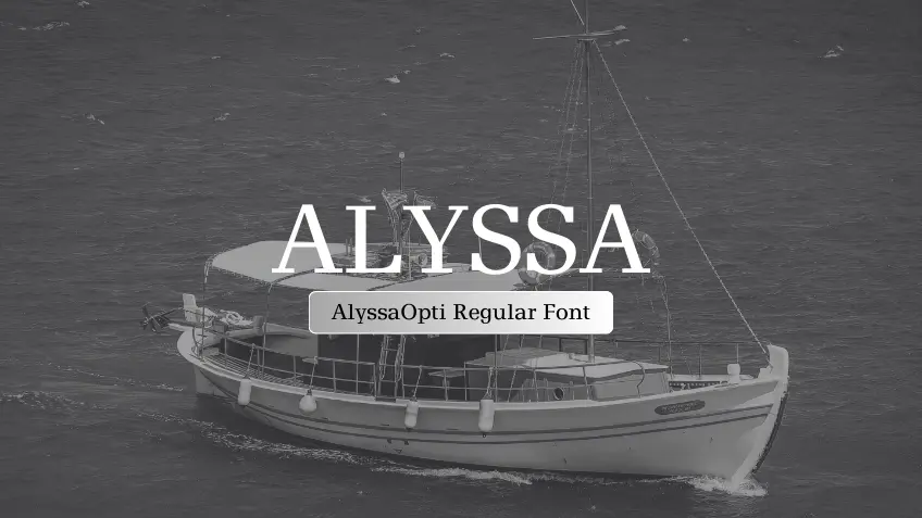 AlyssaOpti Regular