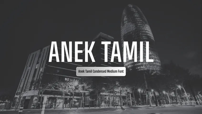Anek Tamil Condensed Medium