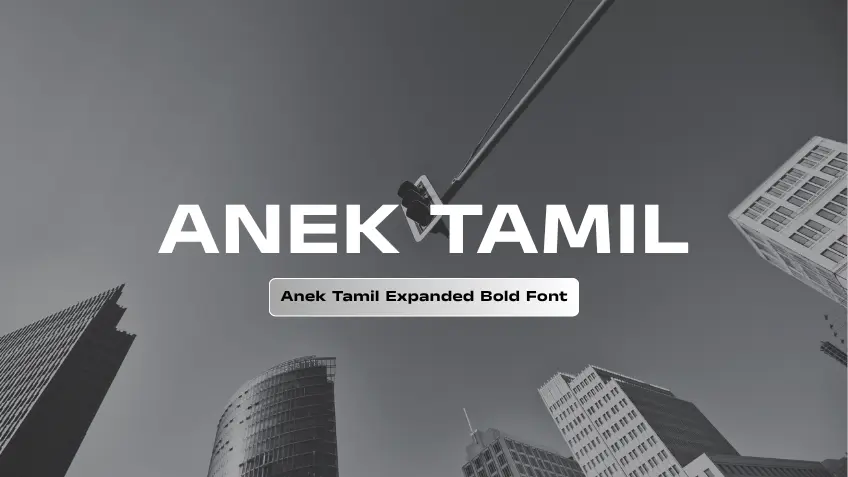 Anek Tamil Expanded Bold
