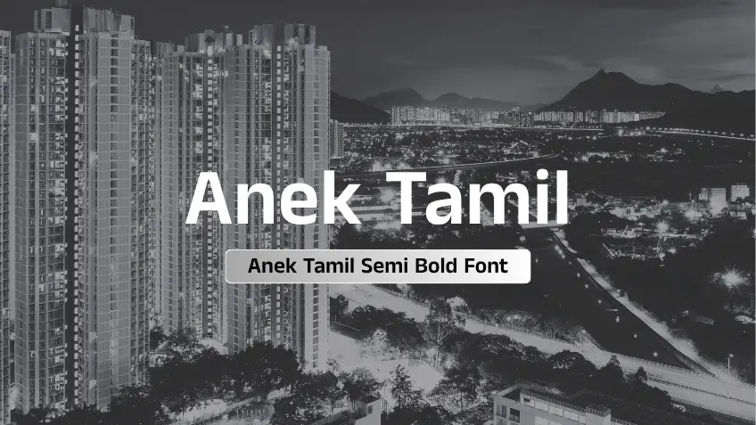 Anek Tamil Semi Bold