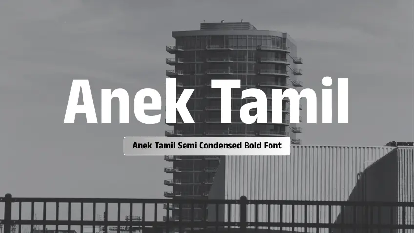 Anek Tamil Semi Condensed Bold