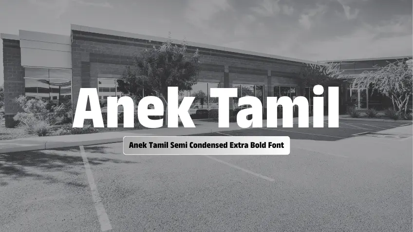Anek Tamil Semi Condensed Extra Bold