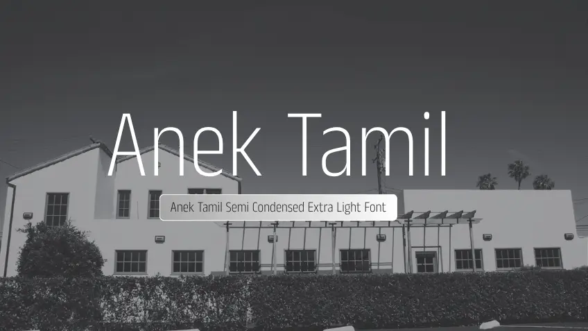 Anek Tamil Semi Condensed Extra Light