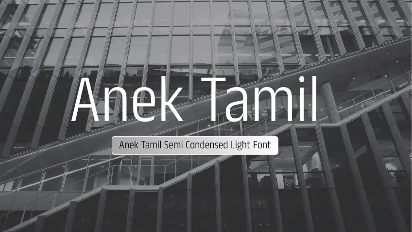 Anek Tamil Semi Condensed Light