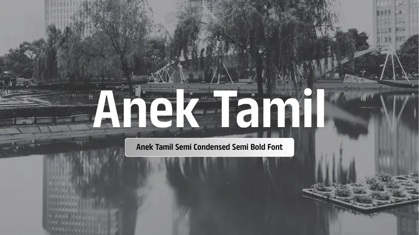 Anek Tamil Semi Condensed Semi Bold