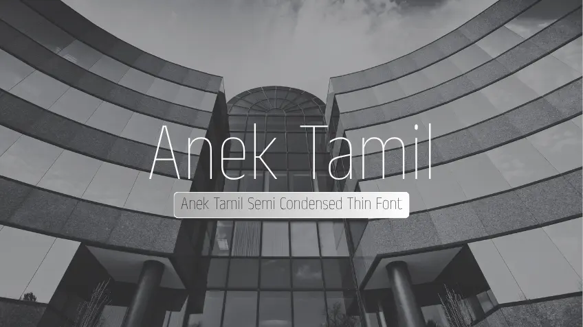 Anek Tamil Semi Condensed Thin