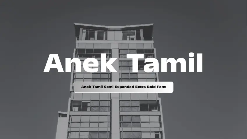 Anek Tamil Semi Expanded Extra Bold