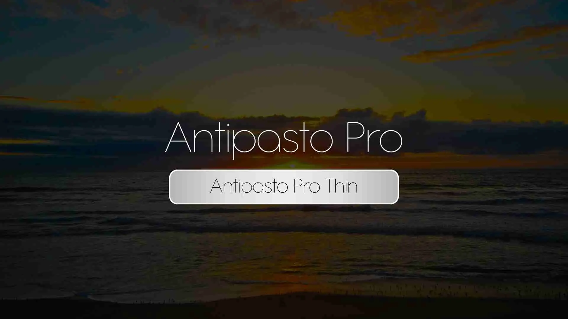 Antipasto Pro Thin