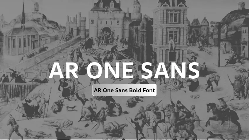 AR One Sans Bold