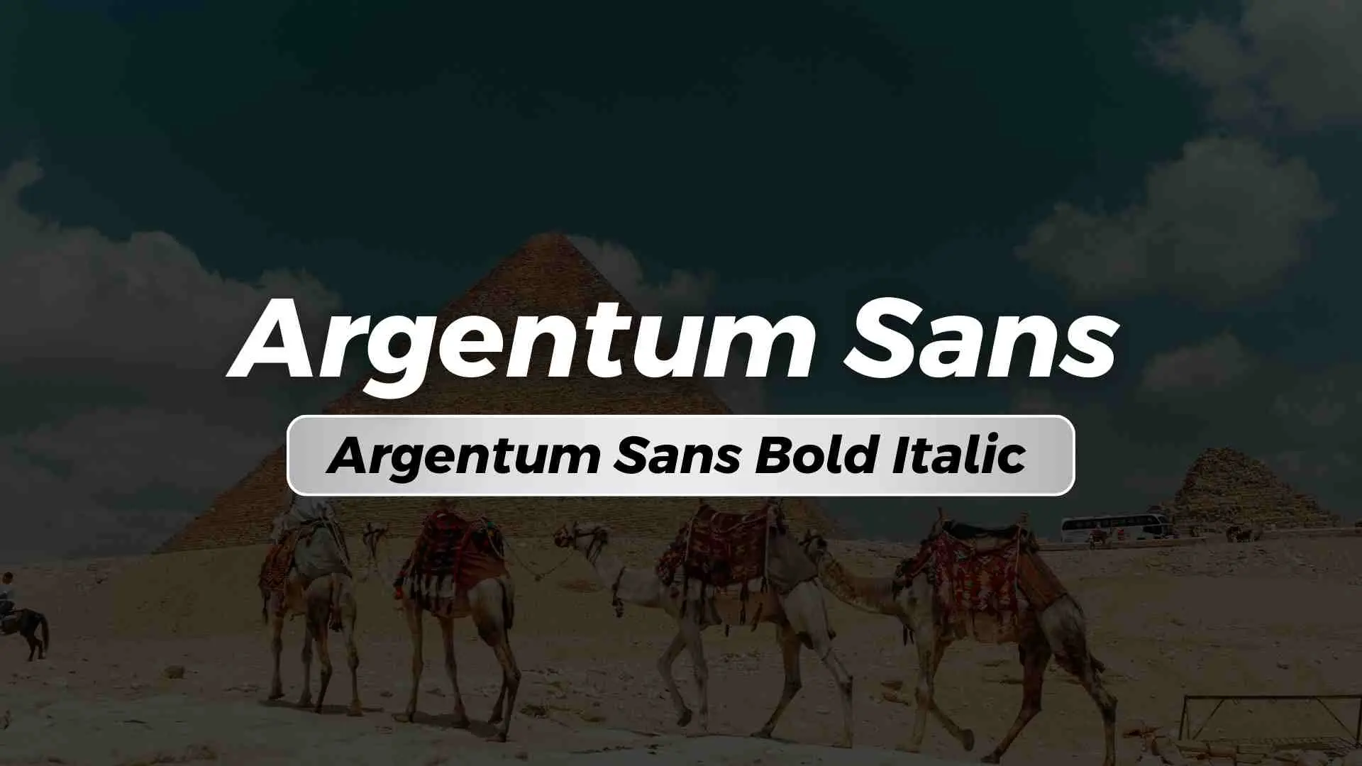 Argentum Sans Bold Italic