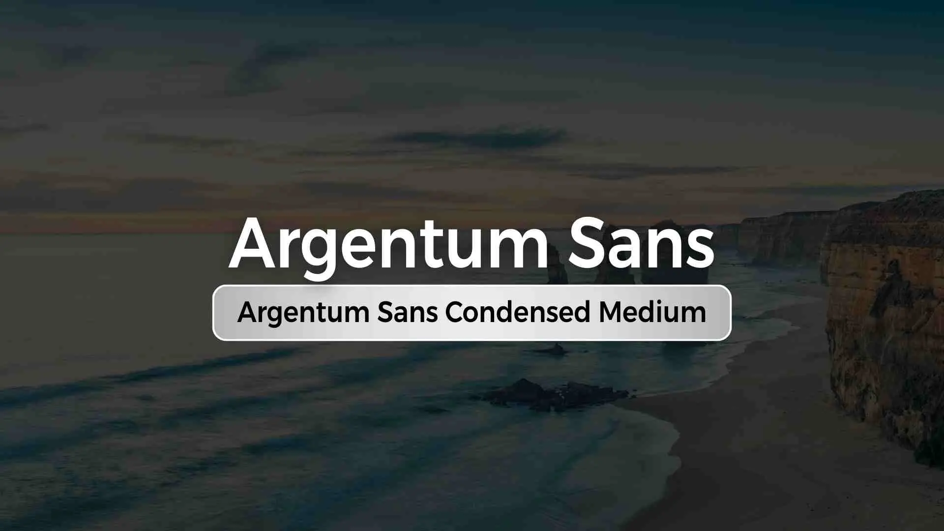 Argentum Sans Condensed Medium