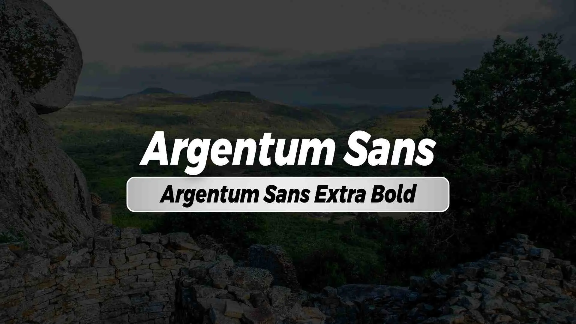 Argentum Sans Extra Bold