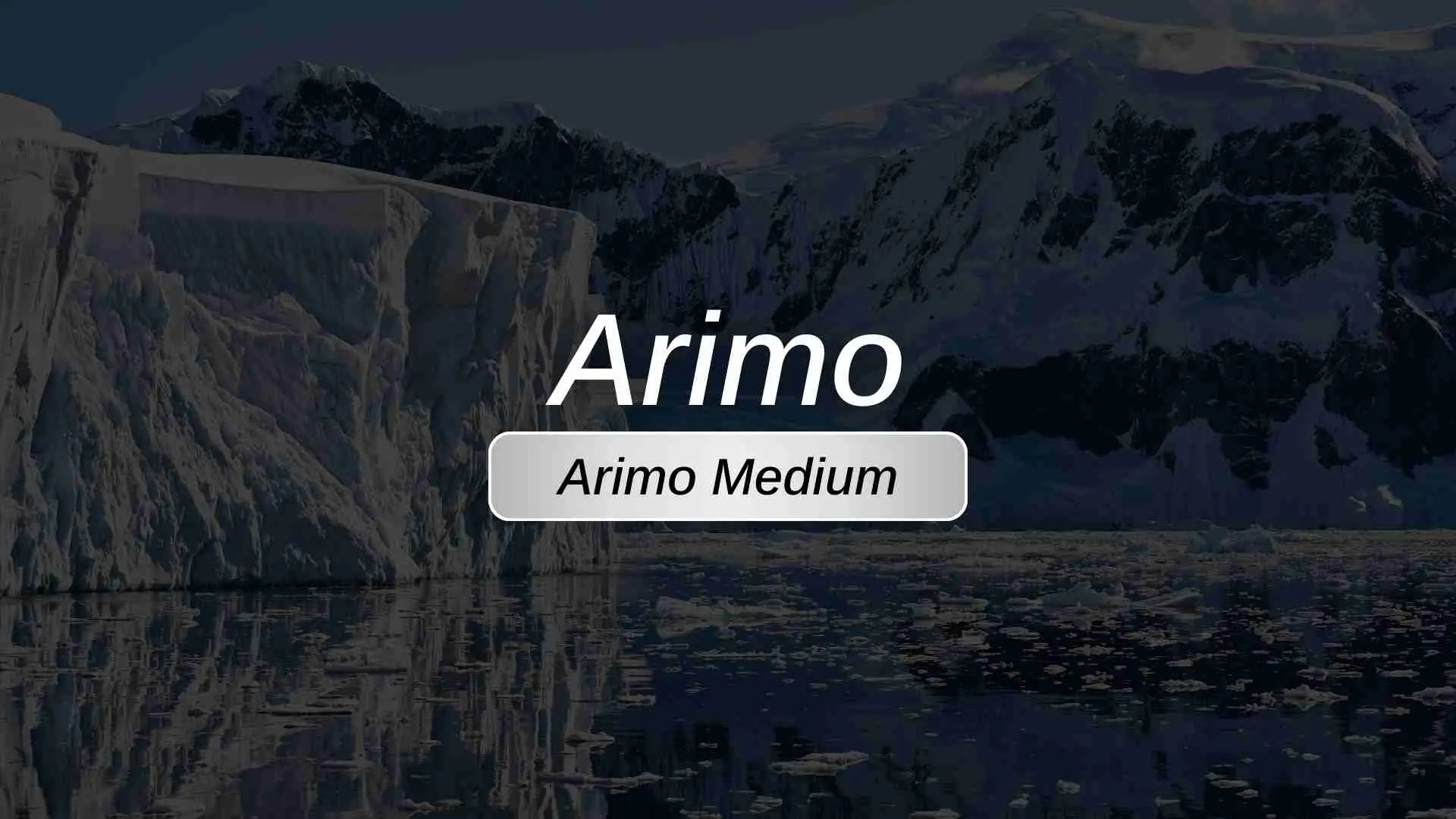 Arimo Medium Italic