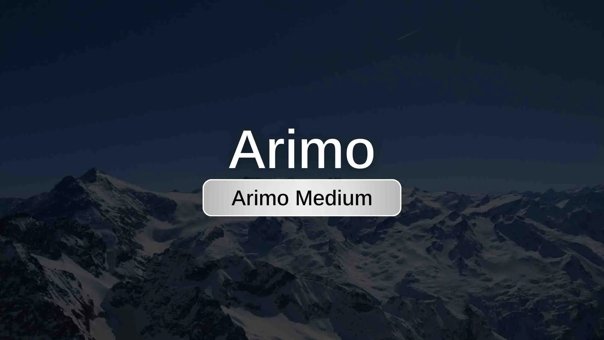 Arimo Medium