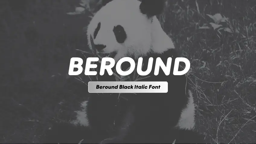 Beround Black Italic