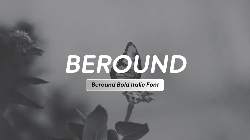 Beround Bold Italic