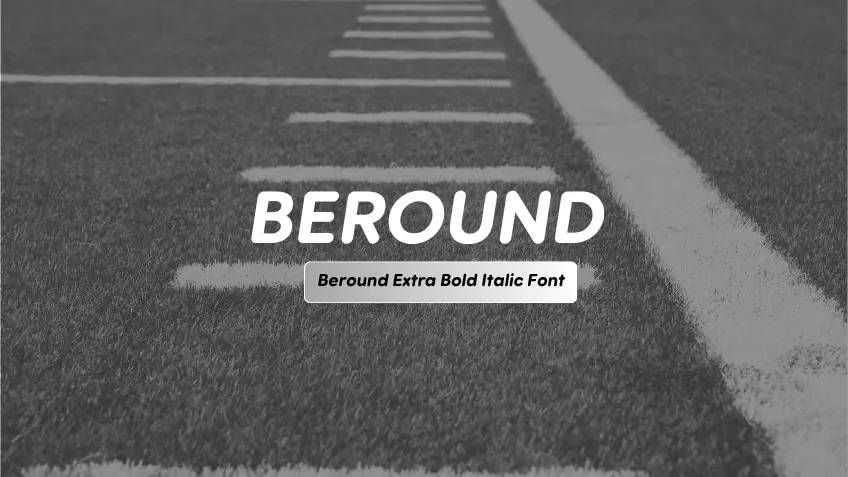 Beround Extra Bold Italic