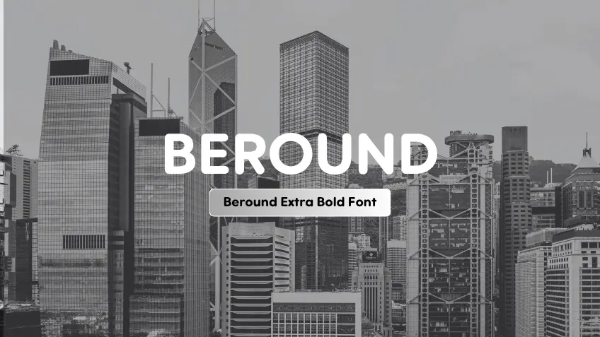 Beround Extra Bold