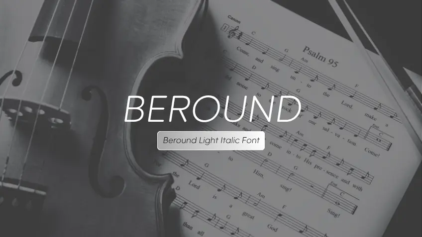Beround Light Italic