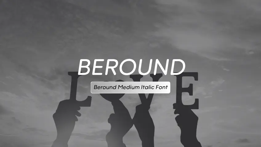 Beround Medium Italic