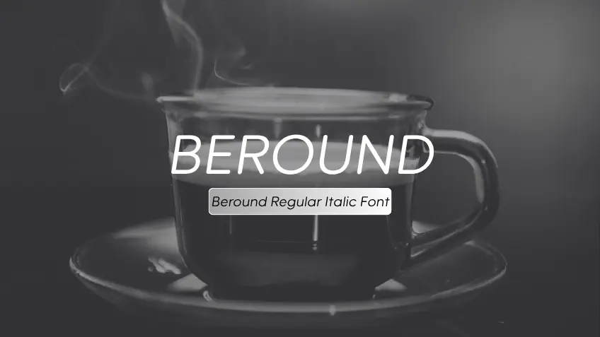 Beround Regular Italic