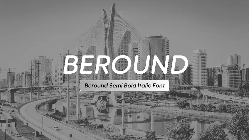 Beround Semi Bold Italic