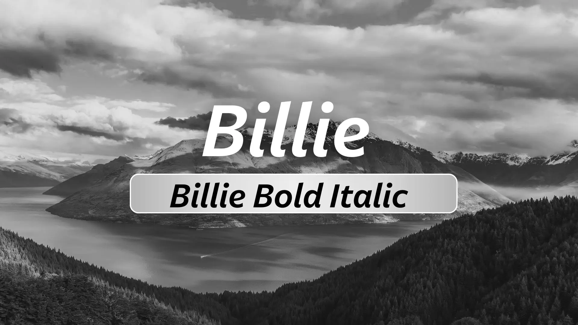 Billie Bold Italic