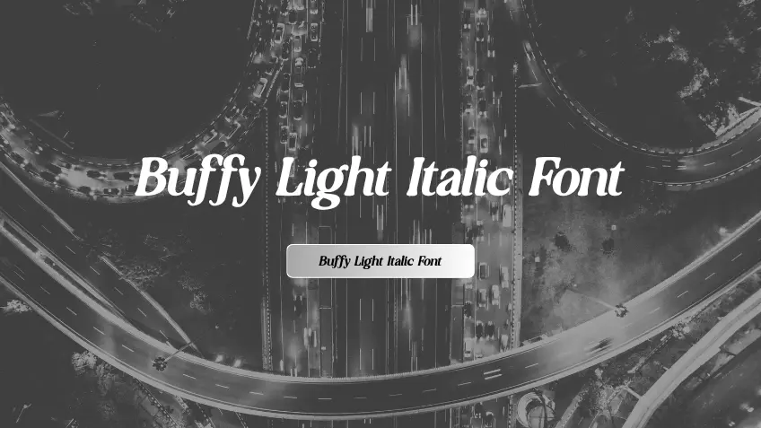 Buffy Light Italic
