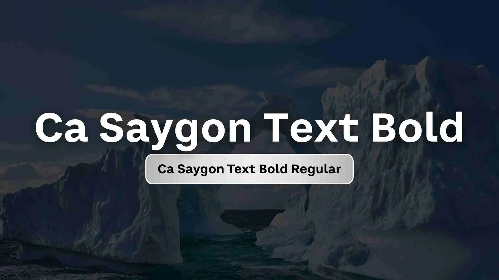 Ca Saygon Text Bold