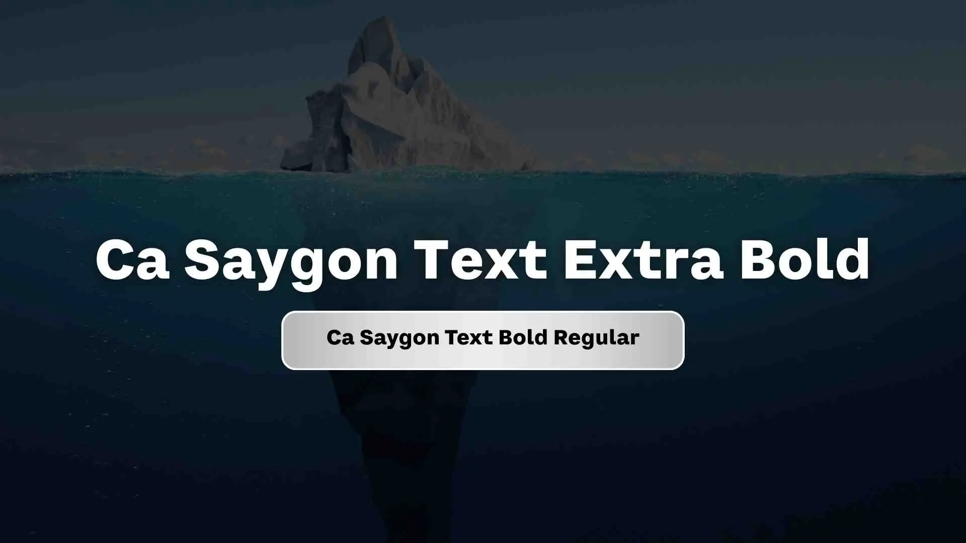 Ca Saygon Text Extra Bold