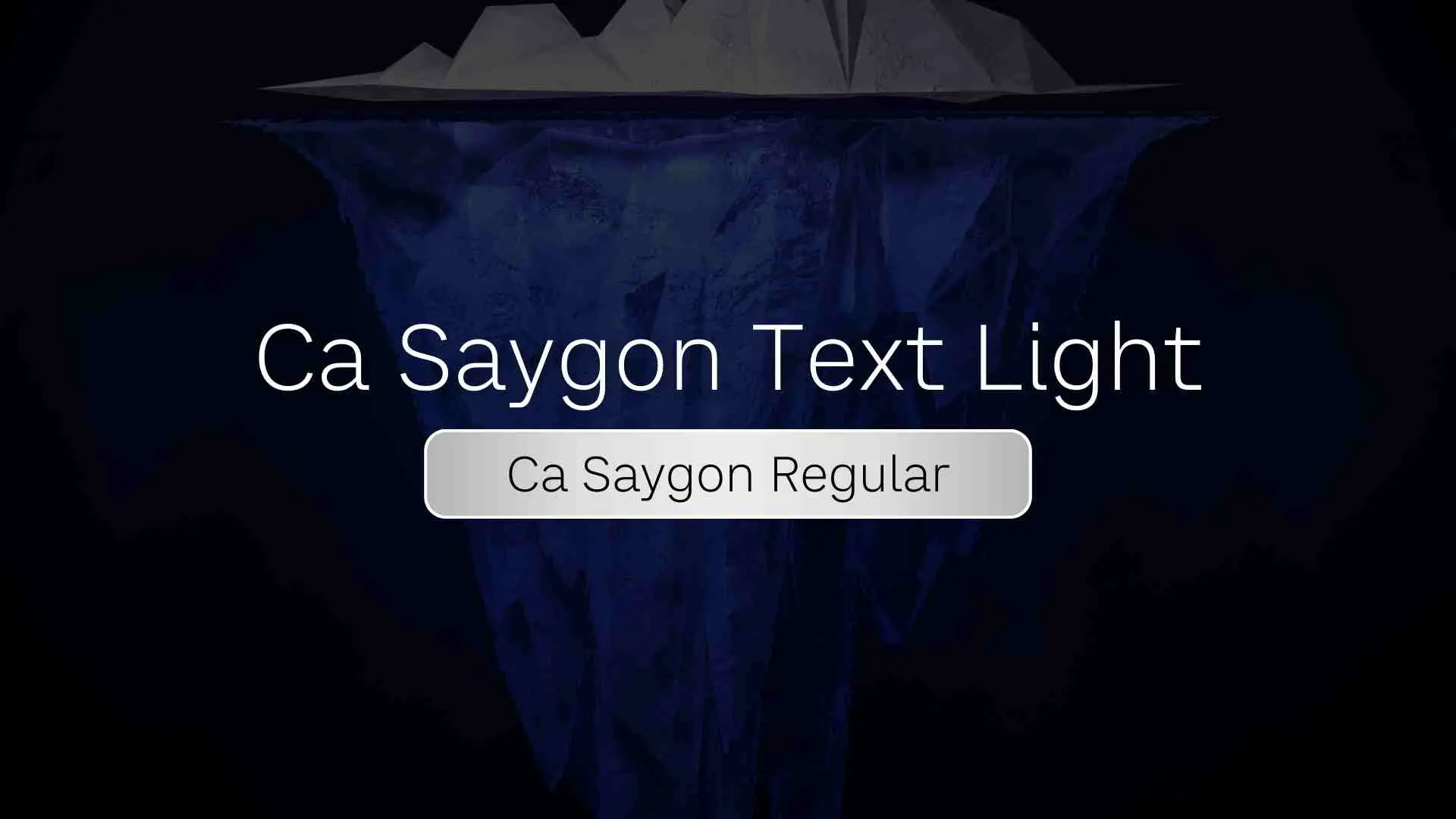 Ca Saygon Text Light