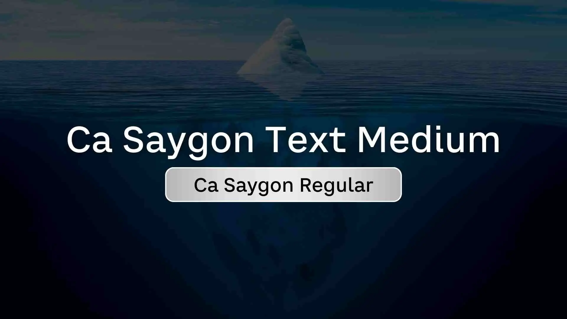 Ca Saygon Text Medium