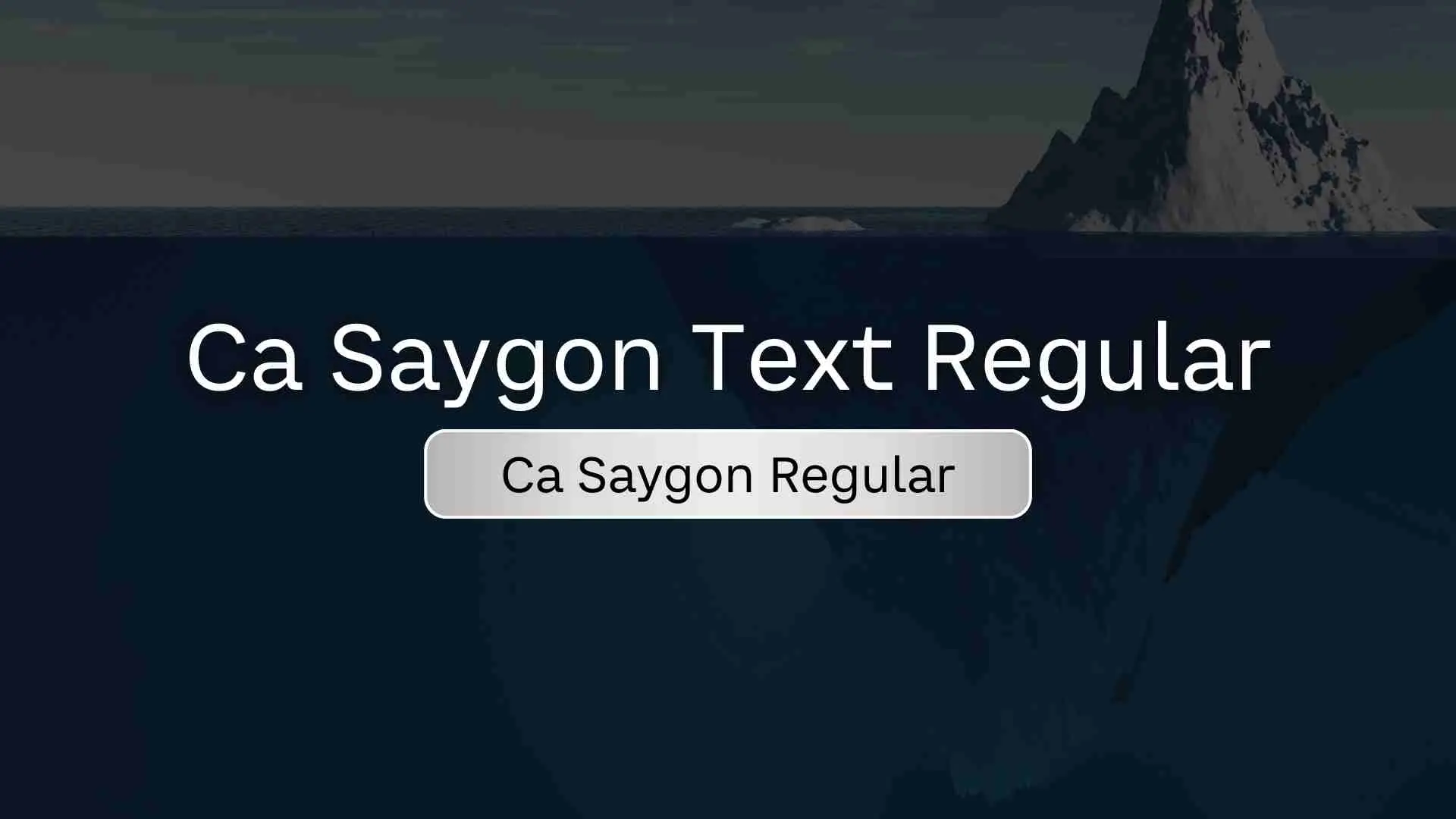 Ca Saygon Text Regular