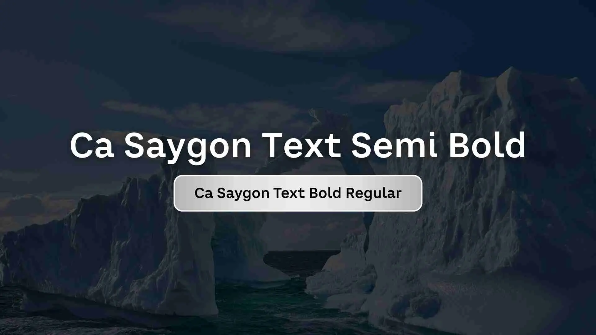 Ca Saygon Text Semi Bold