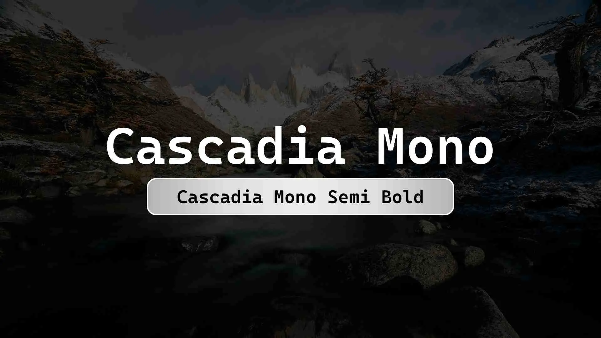 Cascadia Mono Semi Bold