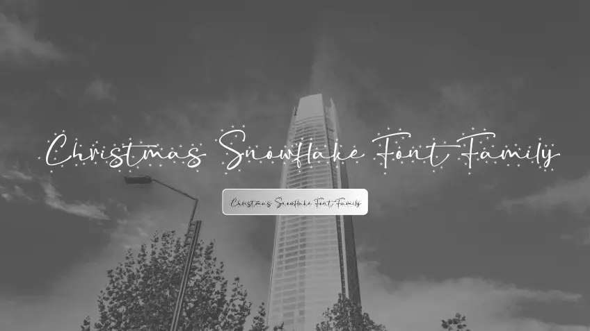 Christmas Snowflake Regular