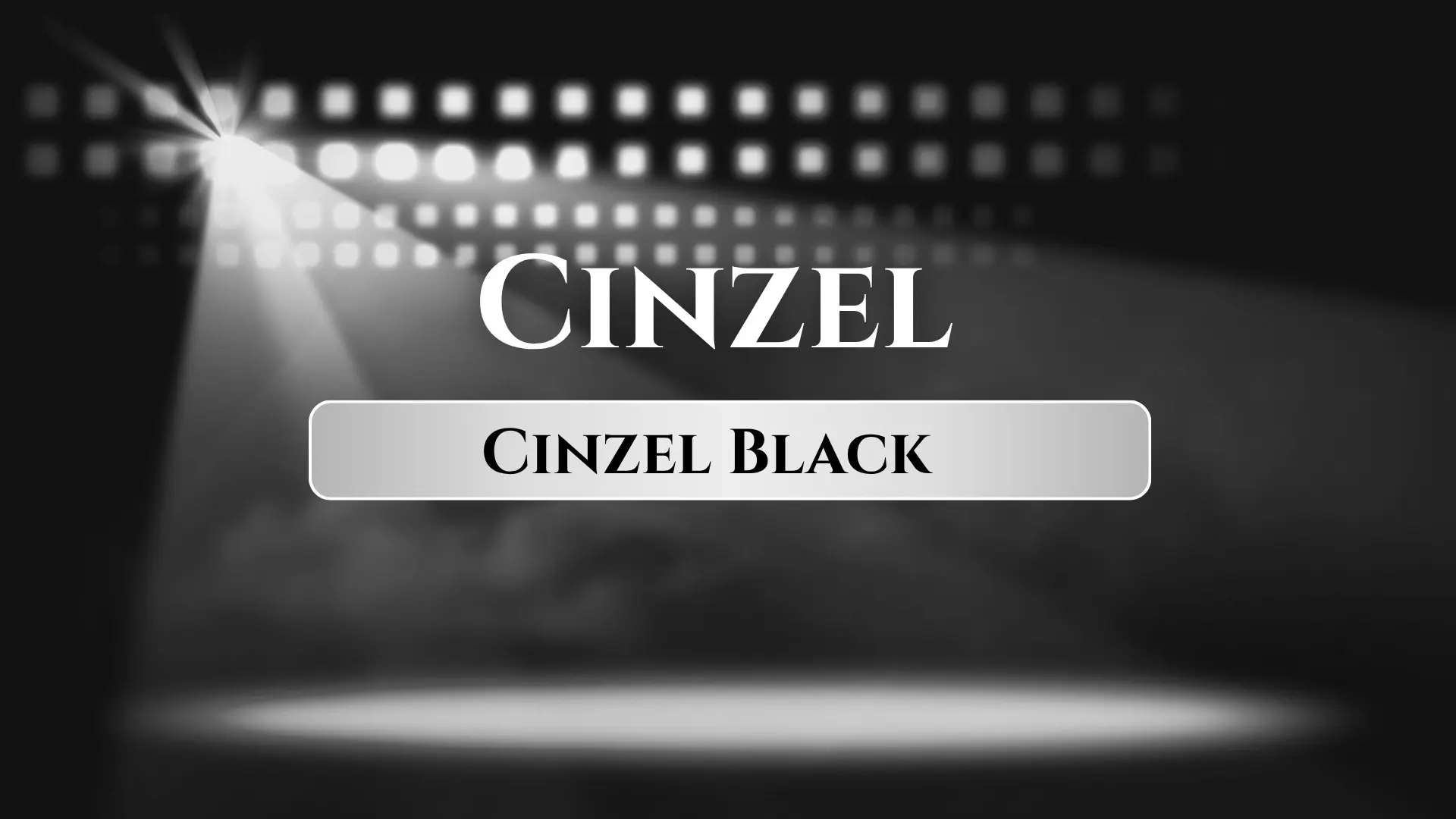 Cinzel Black