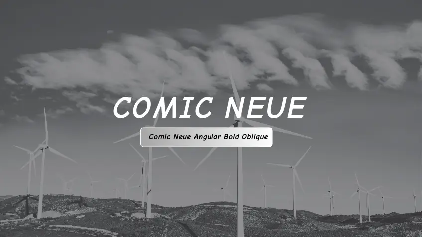 Comic Neue Angular Bold Oblique