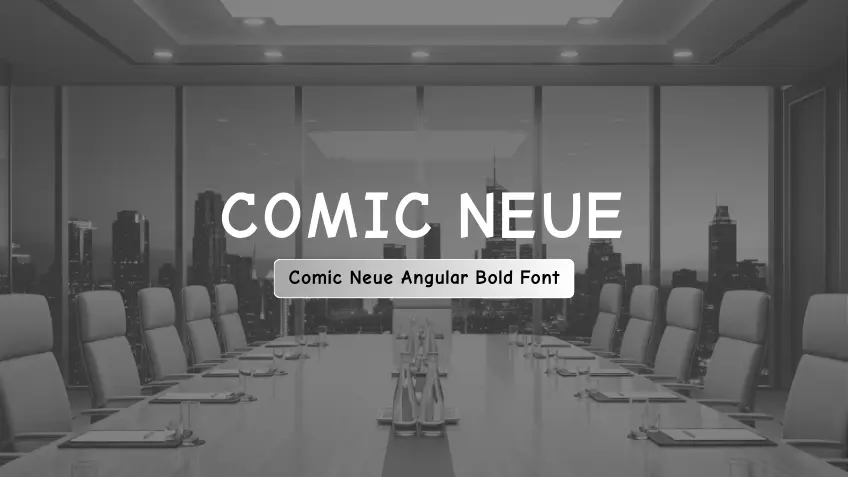 Comic Neue Angular Bold