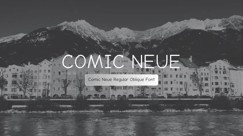 Comic Neue Regular Oblique