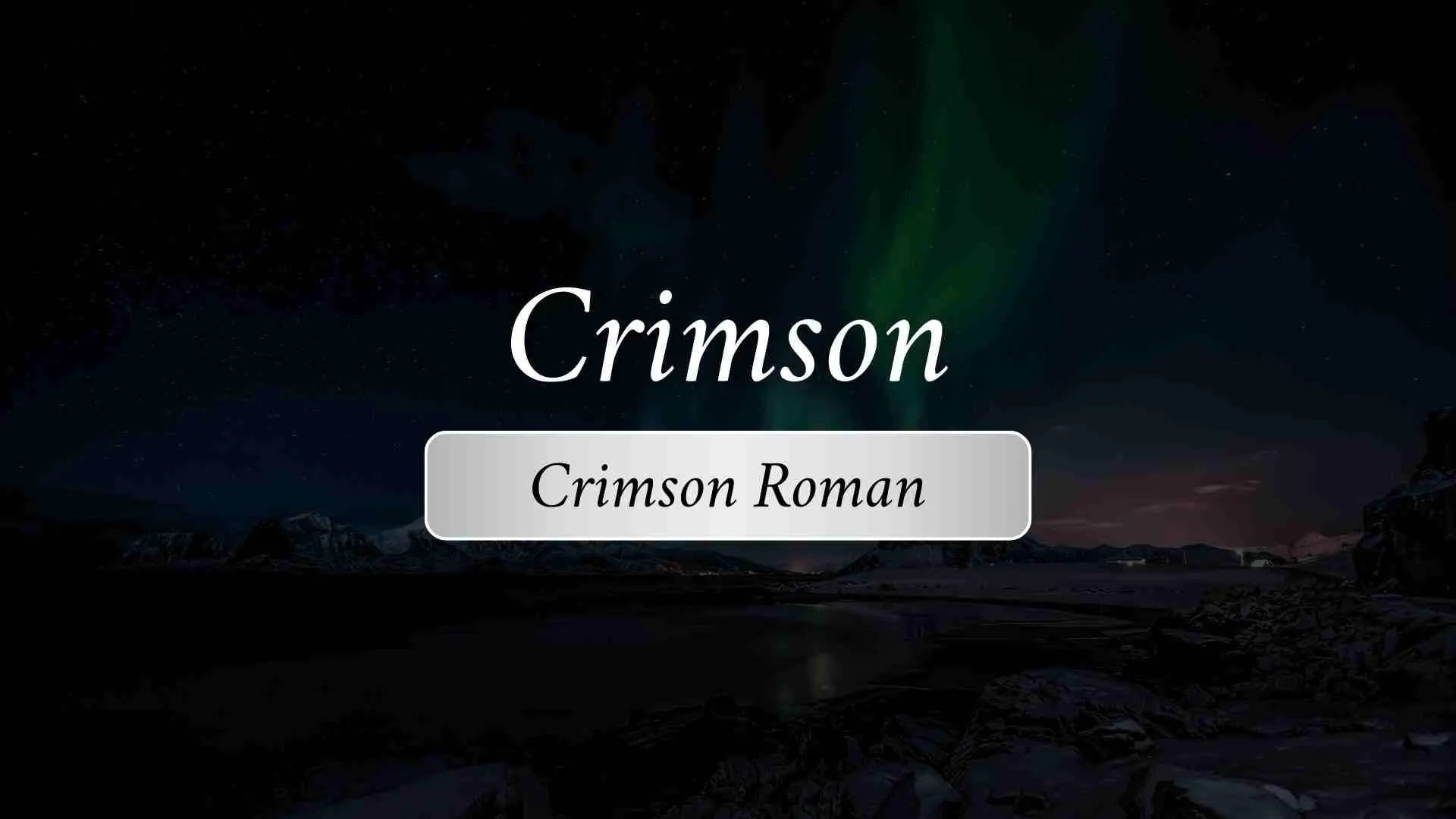 Crimson Roman