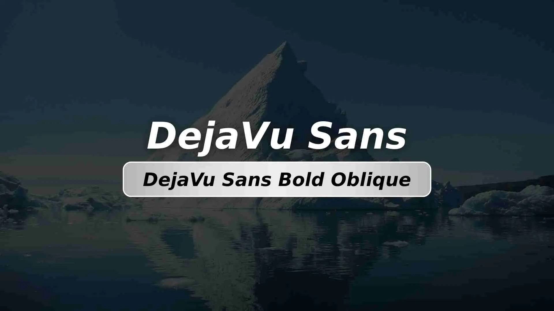 DejaVu Sans Bold Oblique
