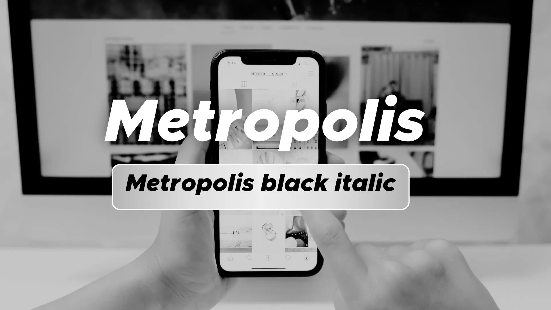Metropolis Black Italic
